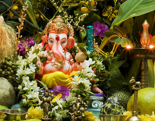 ganesh sur une table