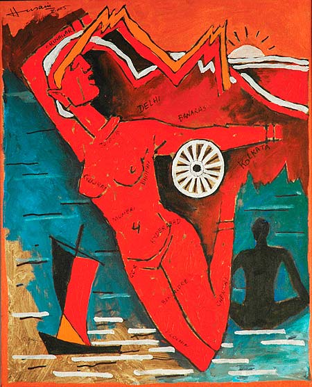 bharatmata-mother-india-husain bharatmata-mother-india-husain